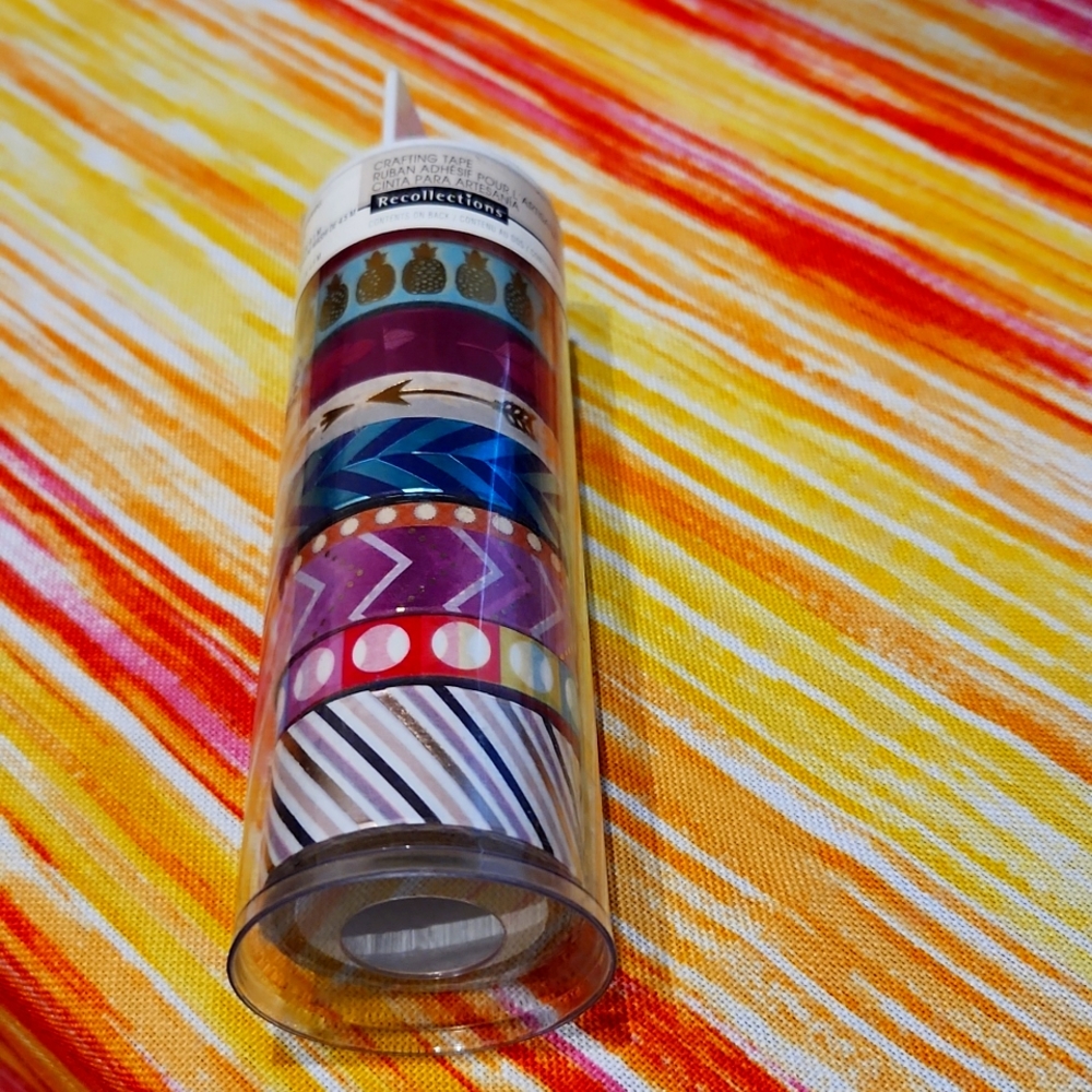 BARELY USED 9 RECOLLECTIONS WASHI TAPE